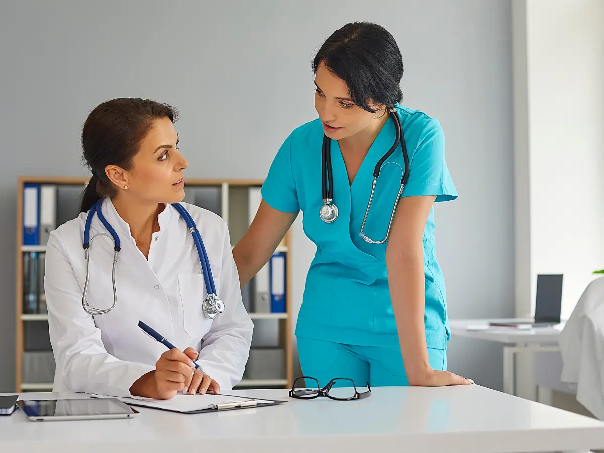 Healthcare Professionals Collaborating